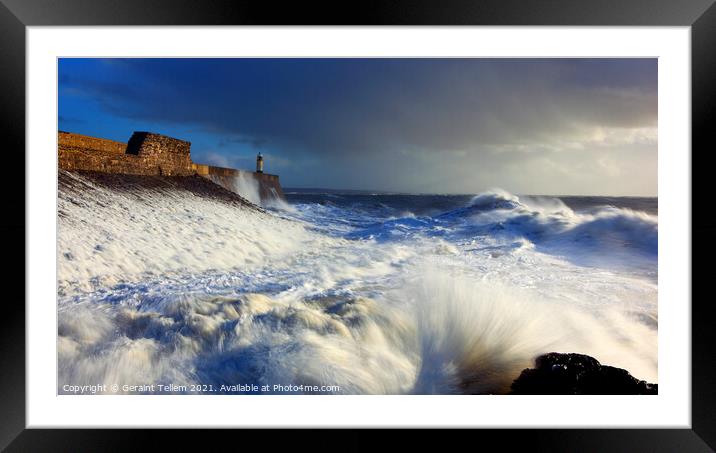 Porthcawl Pier, South Wales Framed Mounted Print by Geraint Tellem ARPS