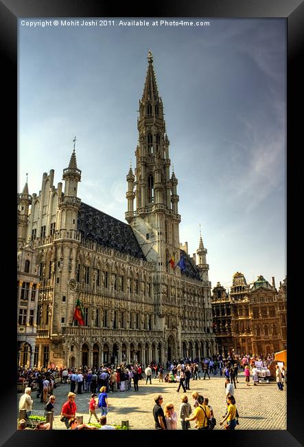 Grand Place Framed Print by Mohit Joshi