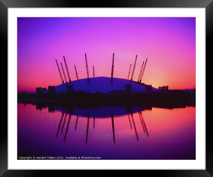 O2 Arena, Greenwich, London Framed Mounted Print by Geraint Tellem ARPS