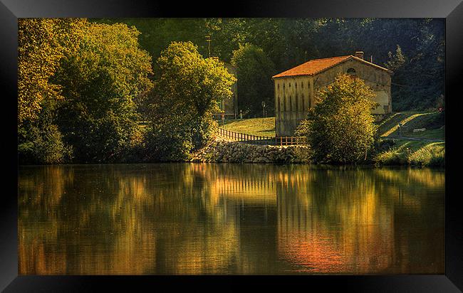 Canal Lateral Framed Print by Irene Burdell