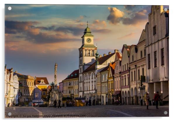 Trebon, Czech Republic. Acrylic by Sergey Fedoskin