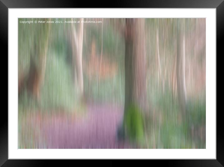 Fantasy Woods Framed Mounted Print by Peter Jones