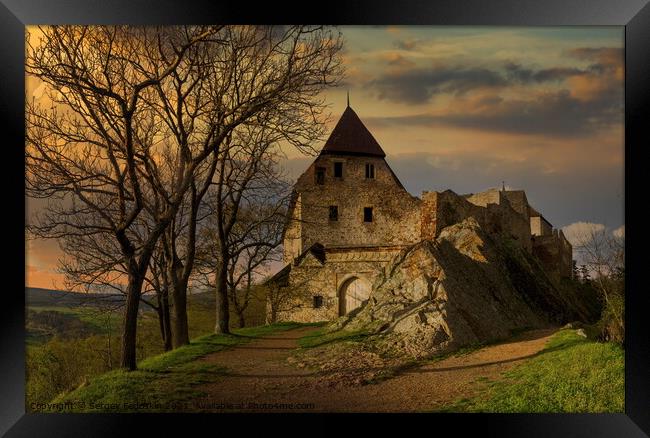 Castle Tocnik. Framed Print by Sergey Fedoskin