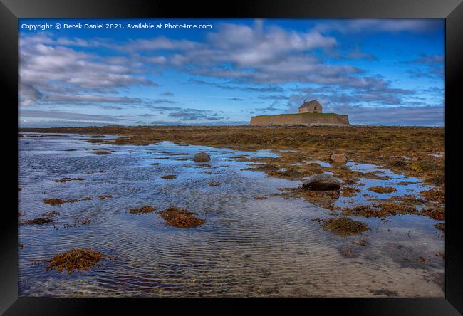 Church In The Sea, Anglesey  Framed Print by Derek Daniel