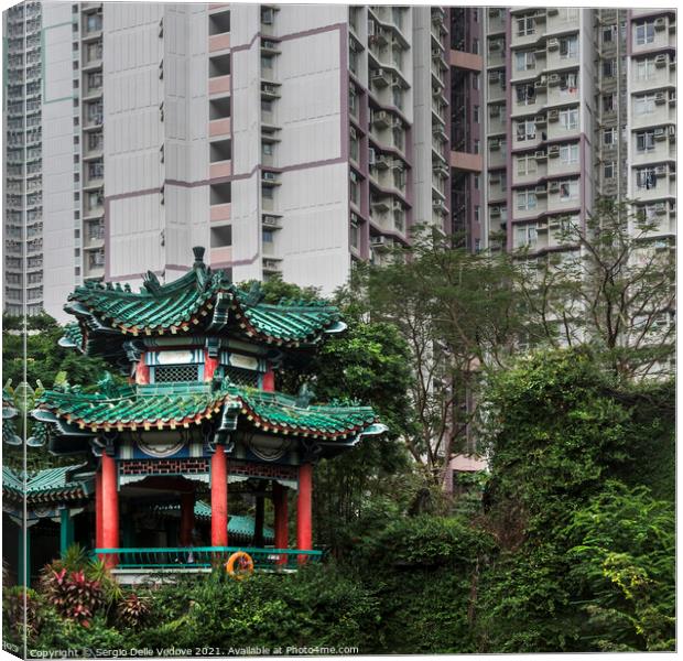 Wong Tai Sin temple in Hong Kong   Canvas Print by Sergio Delle Vedove
