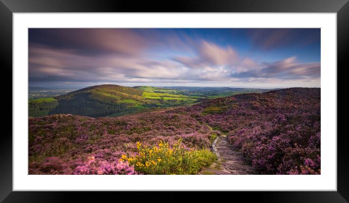 Clwyds colours Framed Mounted Print by Lukasz Lukomski
