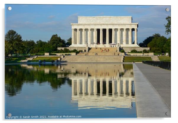 The Lincoln Memorial in Washington DC Acrylic by Sarah Smith