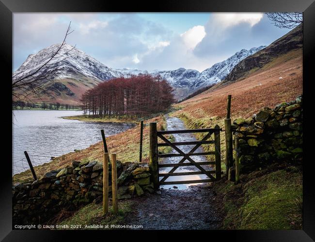 Buttermere Framed Print by Louis Smith