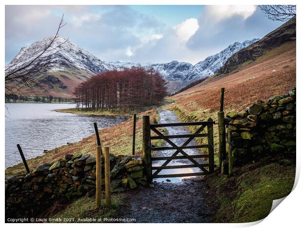 Buttermere Print by Louis Smith