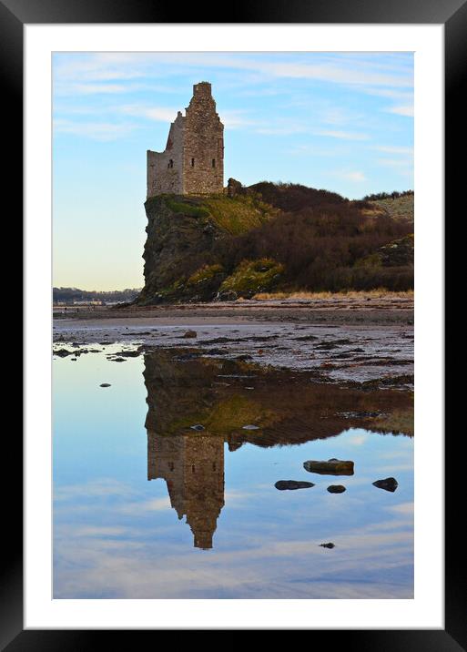 A day for reflection at Greenan Framed Mounted Print by Allan Durward Photography