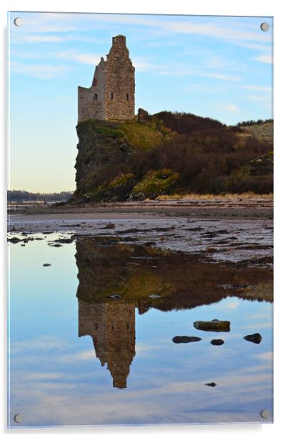 A day for reflection at Greenan Acrylic by Allan Durward Photography