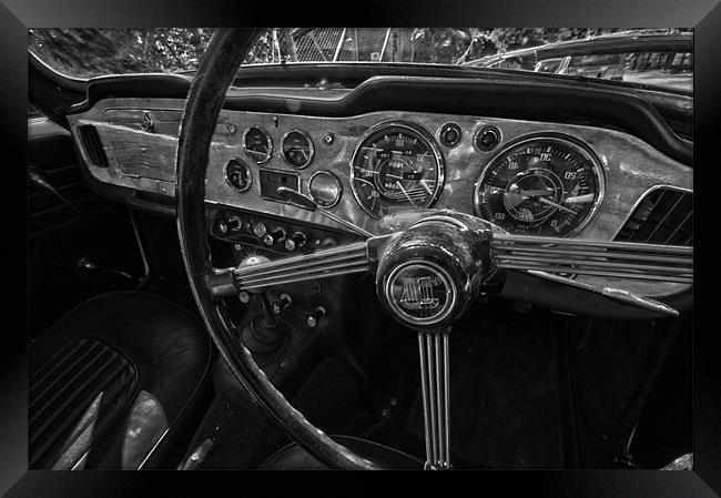 In the driving seat Framed Print by Nathan Wright