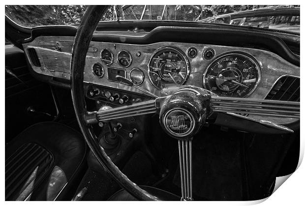 In the driving seat Print by Nathan Wright