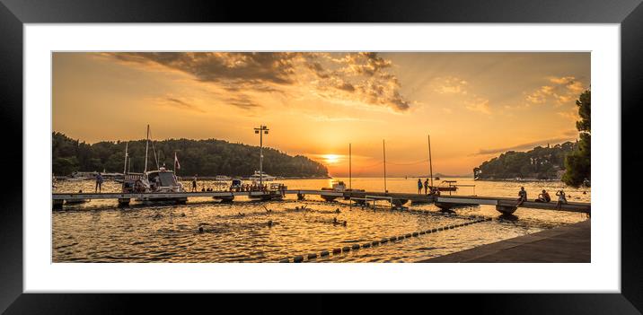 Splashing about in the Sun Framed Mounted Print by Naylor's Photography