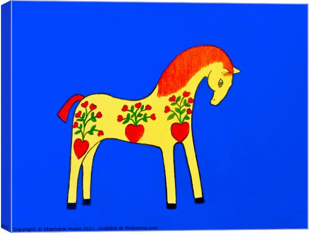 Toy horse Canvas Print by Stephanie Moore