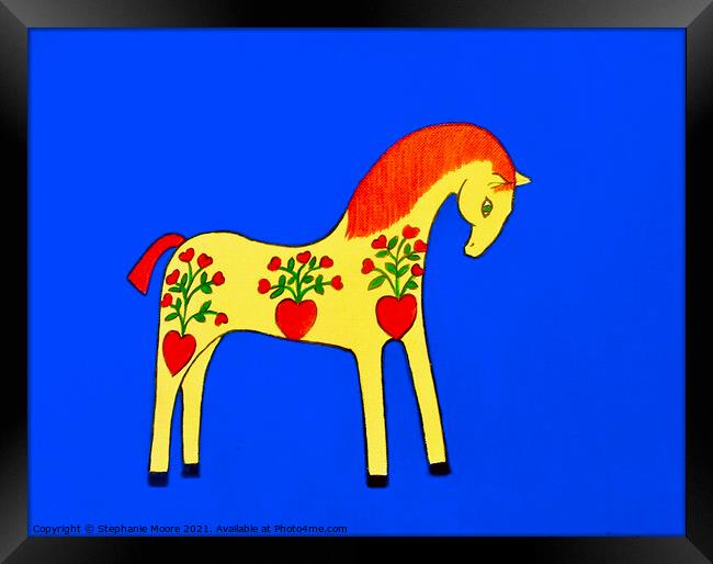 Toy horse Framed Print by Stephanie Moore
