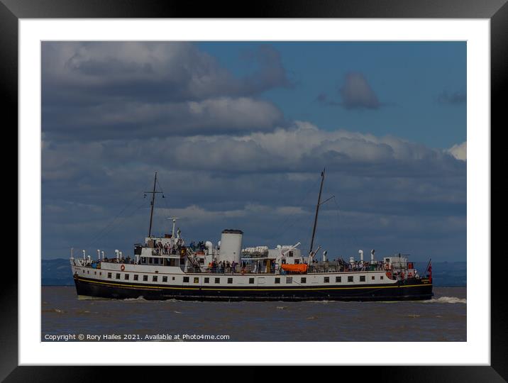 MV Balmoral Framed Mounted Print by Rory Hailes