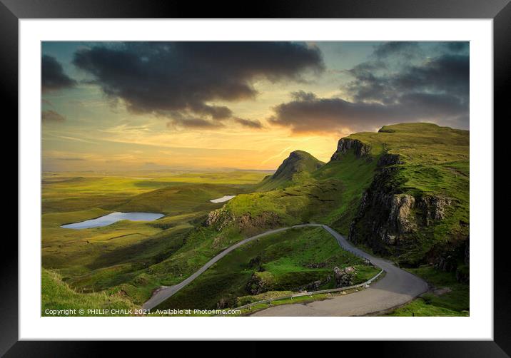 Quiraing on the Isle of Skye 68 Framed Mounted Print by PHILIP CHALK