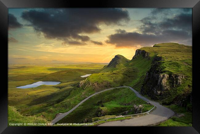 Quiraing on the Isle of Skye 68 Framed Print by PHILIP CHALK