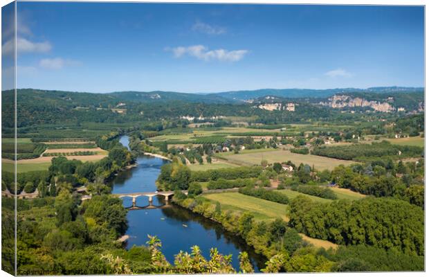 Dordogne - god's country Canvas Print by Jeanette Teare