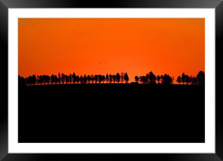 Sunset in Betherlem Framed Mounted Print by Hush Naidoo