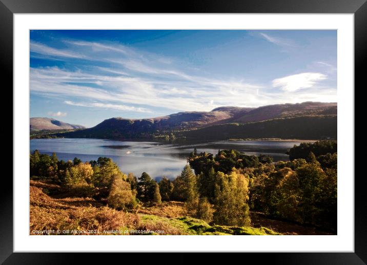 Derwentwater Framed Mounted Print by Gill Allcock