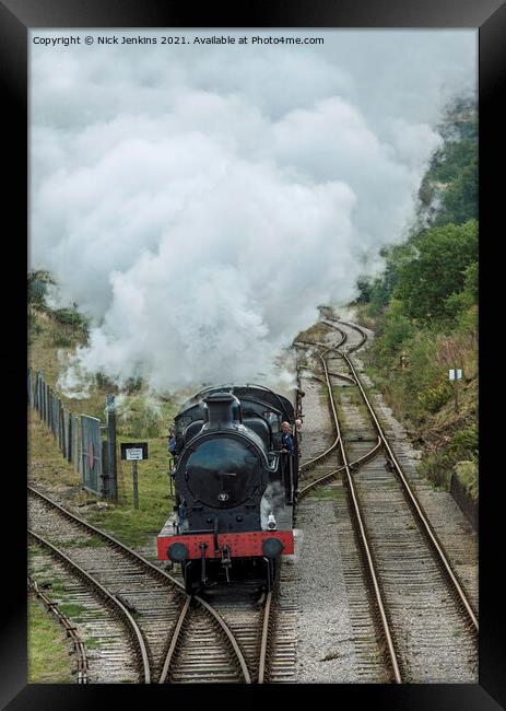 The Pontypool and Blaenavon Steam Railway South Wa Framed Print by Nick Jenkins