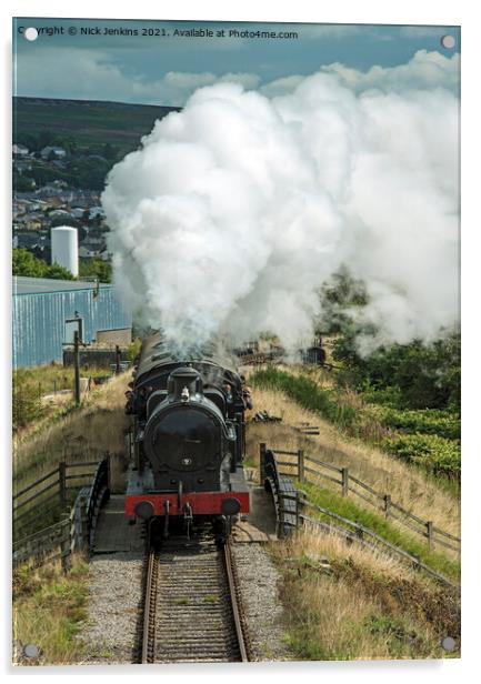 The Pontypool and Blaenavon Steam Railway South Wa Acrylic by Nick Jenkins