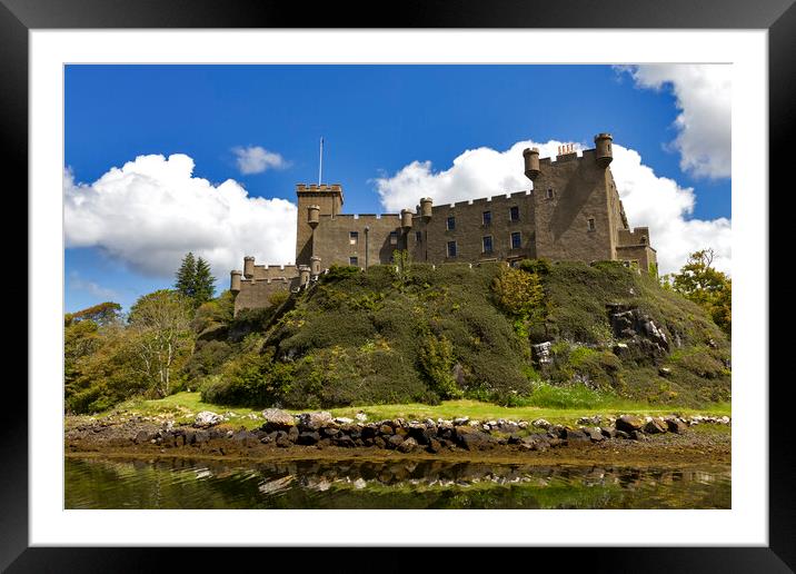 Dunvegan Castle Isle of Skye Framed Mounted Print by Derek Beattie