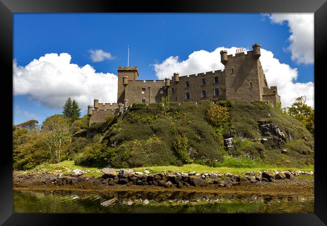 Dunvegan Castle Isle of Skye Framed Print by Derek Beattie