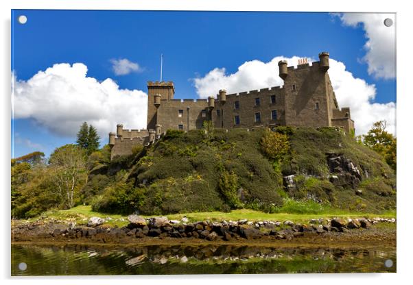 Dunvegan Castle Isle of Skye Acrylic by Derek Beattie