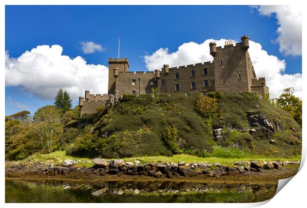 Dunvegan Castle Isle of Skye Print by Derek Beattie