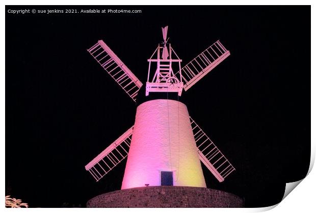 Fulwell Windmill Print by sue jenkins