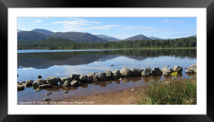 Lovely Loch Morlich, near Aviemore, Scotland Framed Mounted Print by Imladris 
