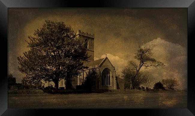 The Parish Church of St Andrew | Texture Framed Print by Sarah Couzens