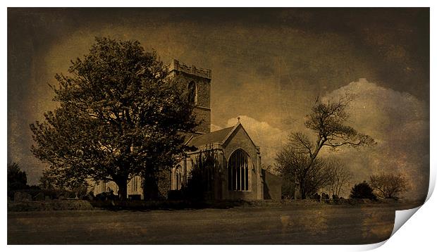 The Parish Church of St Andrew | Texture Print by Sarah Couzens
