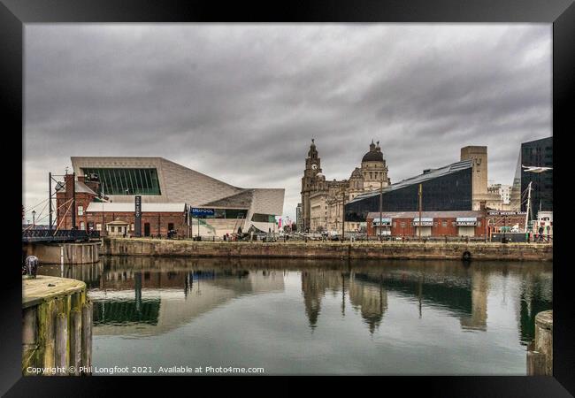 Canning Half Tide Dock Liverpool  Framed Print by Phil Longfoot