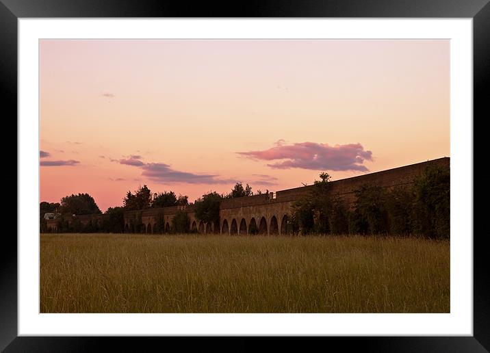 Eaton Viaduct Framed Mounted Print by Doug McRae