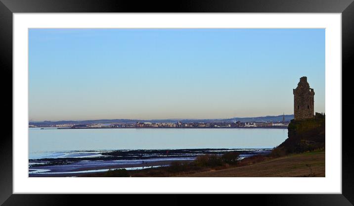 Greenan Castle with an Ayr outlook Framed Mounted Print by Allan Durward Photography
