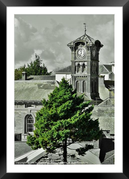 The Guildhall, Liskeard, Cornwall. Framed Mounted Print by Neil Mottershead