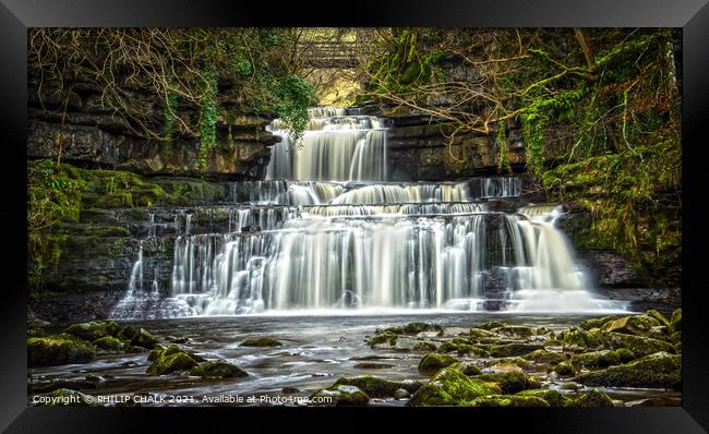 Cotter force near Hawes village in the Yorkshire dales 75  Framed Print by PHILIP CHALK
