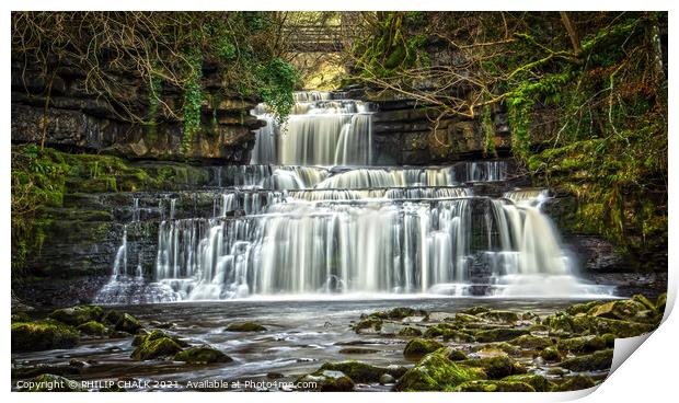 Cotter force near Hawes village in the Yorkshire dales 75  Print by PHILIP CHALK