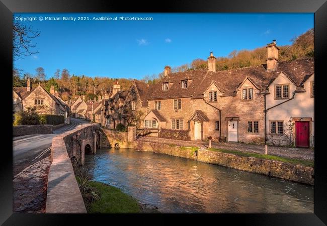 Castle Combe Framed Print by Michael Barby