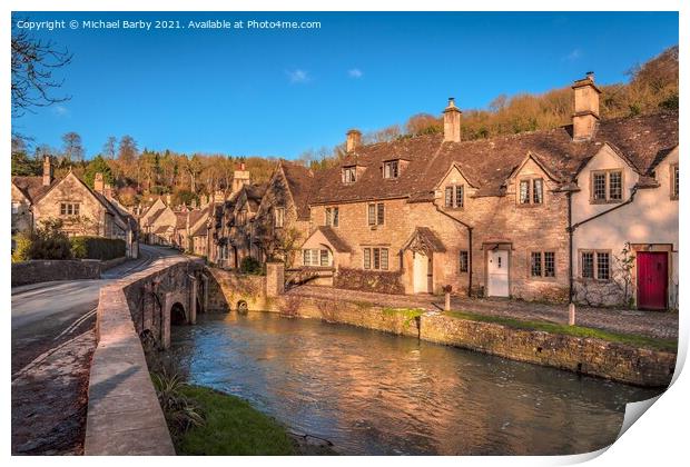 Castle Combe Print by Michael Barby