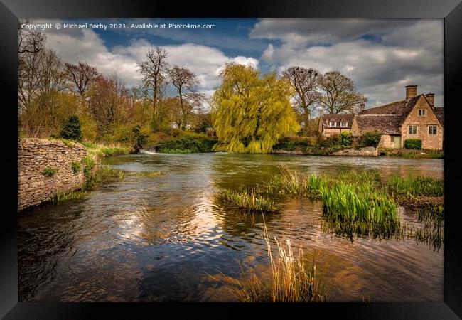 Fairford Mill Framed Print by Michael Barby