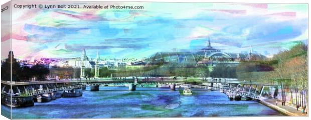 Bridges of the Seine Canvas Print by Lynn Bolt