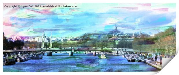 Bridges of the Seine Print by Lynn Bolt