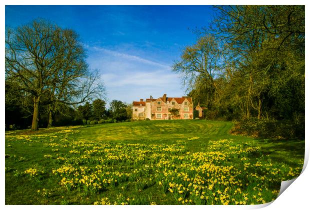 Chawton House Library,Hampshire Print by Philip Enticknap