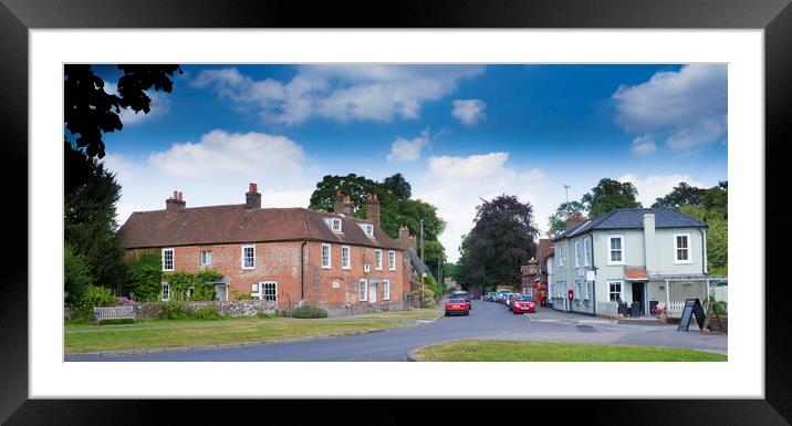 Village of Chawton, Hampshire ,England  Framed Mounted Print by Philip Enticknap