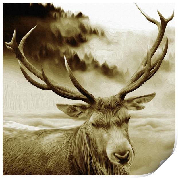 The Deer Print by Paul Robson
